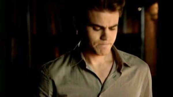 Stefan Salvatore's Stone Wash Shirt on The Vampire Diaries
