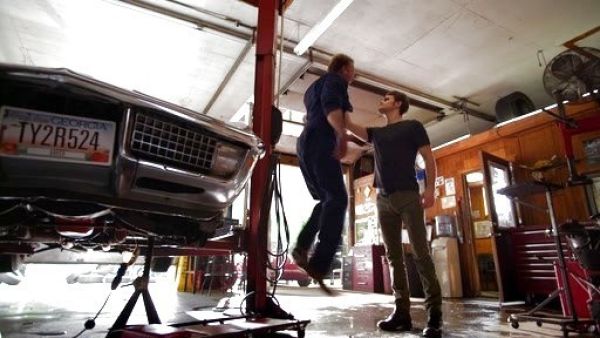 Stefan Salvatore's Triblend Wide-Neck Tee on The Vampire Diaries