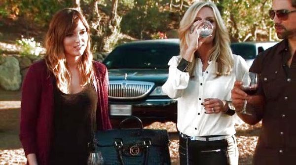 Tamra Barney's black faux crocodile skin on The Real Housewives of Orange County