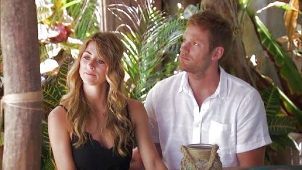 Tenley Molzahn's Walk This Wave Scalloped Black Romper on Bachelor in Paradise