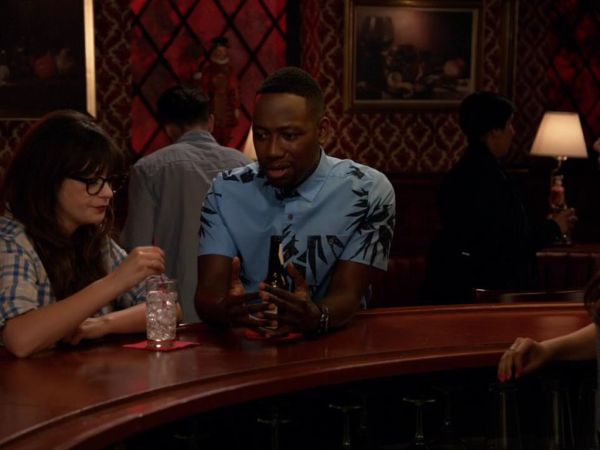 Winston Bishop's 'Pina' Trim Fit Short Sleeve Print Woven Shirt on New Girl