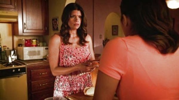 Xiomara Villanueva's Floral-Print Trapeze Dress on Jane the Virgin