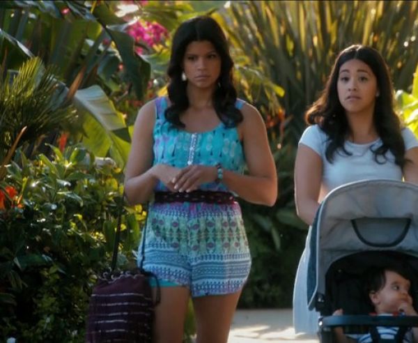 Xiomara Villanueva's Printed Sleeveless Romper on Jane the Virgin