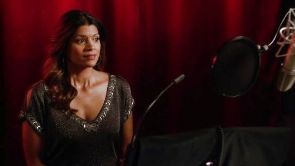 Xiomara Villanueva's Silver Slit Sleeve Tunic with Bead Detail on Jane the Virgin