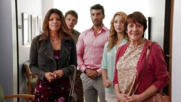 Xiomara Villanueva's Tropical Bandeau Playsuit on Jane the Virgin