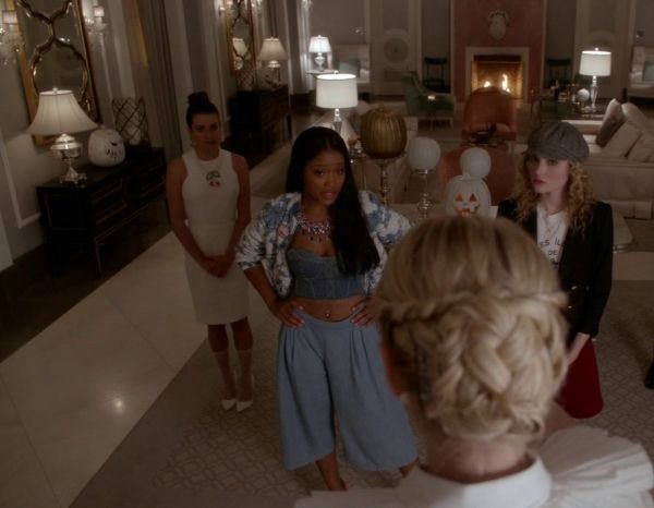 Zayday Williams's Quilted Jacket on Scream Queens