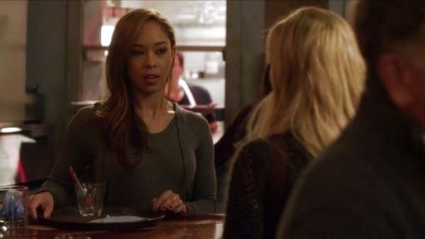 Zoey Dalton's Drapey Lux Hoodie on Nashville