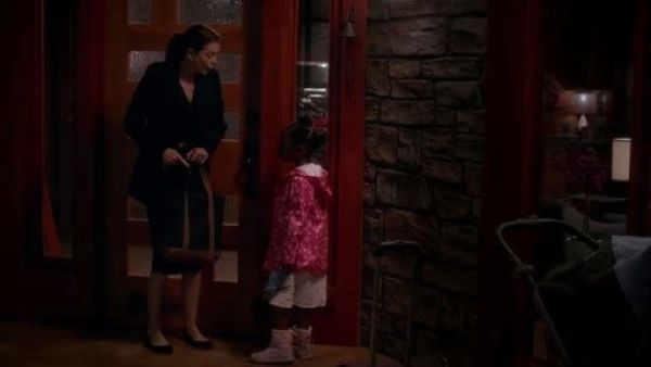 Zola Grey Shepherd's Pink Taffy Anchor Raincoat on Grey's Anatomy