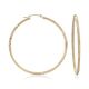 14kt Yellow Gold Large Hoop Earrings