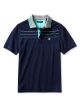 Signature Contrast-Stripe Piqué Polo