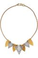 Beach Break Fin Gold-Plated Diamanté Necklace