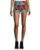 Amaris Lace High-Rise Shorts, Multicolor