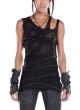 Asymmetric Fit Net Tank Top