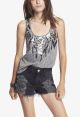Aztec Sequin Embellished Tank