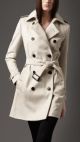 Beige Wool Cashmere Trench Coat