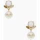Belle Fleur Pearl Drop Earrings