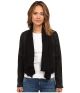 Black Combo Drape Jacket