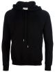 Black hooded sweatshirt