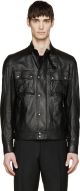 Black Leather Racemaster Jacket