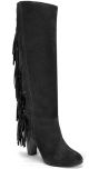 Black Penn  Black Suede Fringe Boot