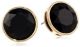 black stud earrings