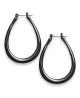 Black Teardrop Earrings