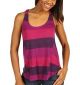 Bordeaux Stripe Loose Knit Tank