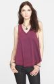 'Breezy' Seam Detail Slub Knit Tank