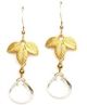 Bria Gold Leaf Earrings