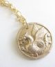 Bronze Dragon Pendant Necklace
