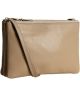 Brown Lambskin 'Trio' Crossbody Ba