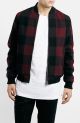 Buffalo Check Bomber Jacket