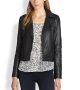 Caldine Leather Moto Jacket