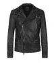 Cargo Leather Biker Jacket