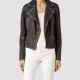 Cargo Leather Biker Jacket