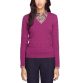 Cashmere Cable Knit V-Neck Sweater