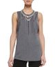 Chains & Necklaces Muscle Tank Top
