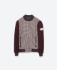 Checked Bomber Jacket