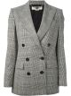 Checked Double Breasted Blazer