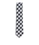 Checked Narrow Tie in Blue