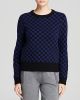 Checkerboard Wool Sweater