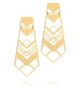 Chevron Drop Earring
