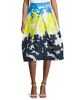 Clarisa Floral-Print A-Line Skirt