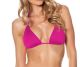 Color Code Solid Triangle Bikini Top