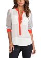 Colorblock Cafe Blouse