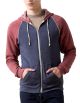 Colorblock Raglan Sport Hoodie