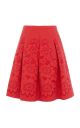 Colourful Floral Border Jacquard Skirt