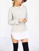 Cooperative Layered Collared Tunic Top