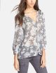 'Cordia' Print Silk Blouse