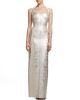 Corozo Metallic Strappy Bandage Gown